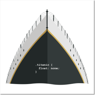 Titanic CSS Values Posters and Art